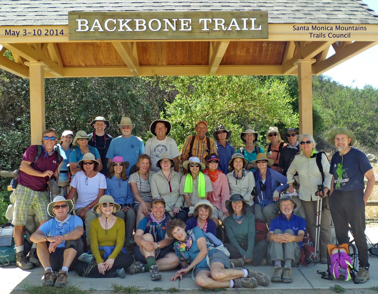 2014 Backbone Trek Hikers