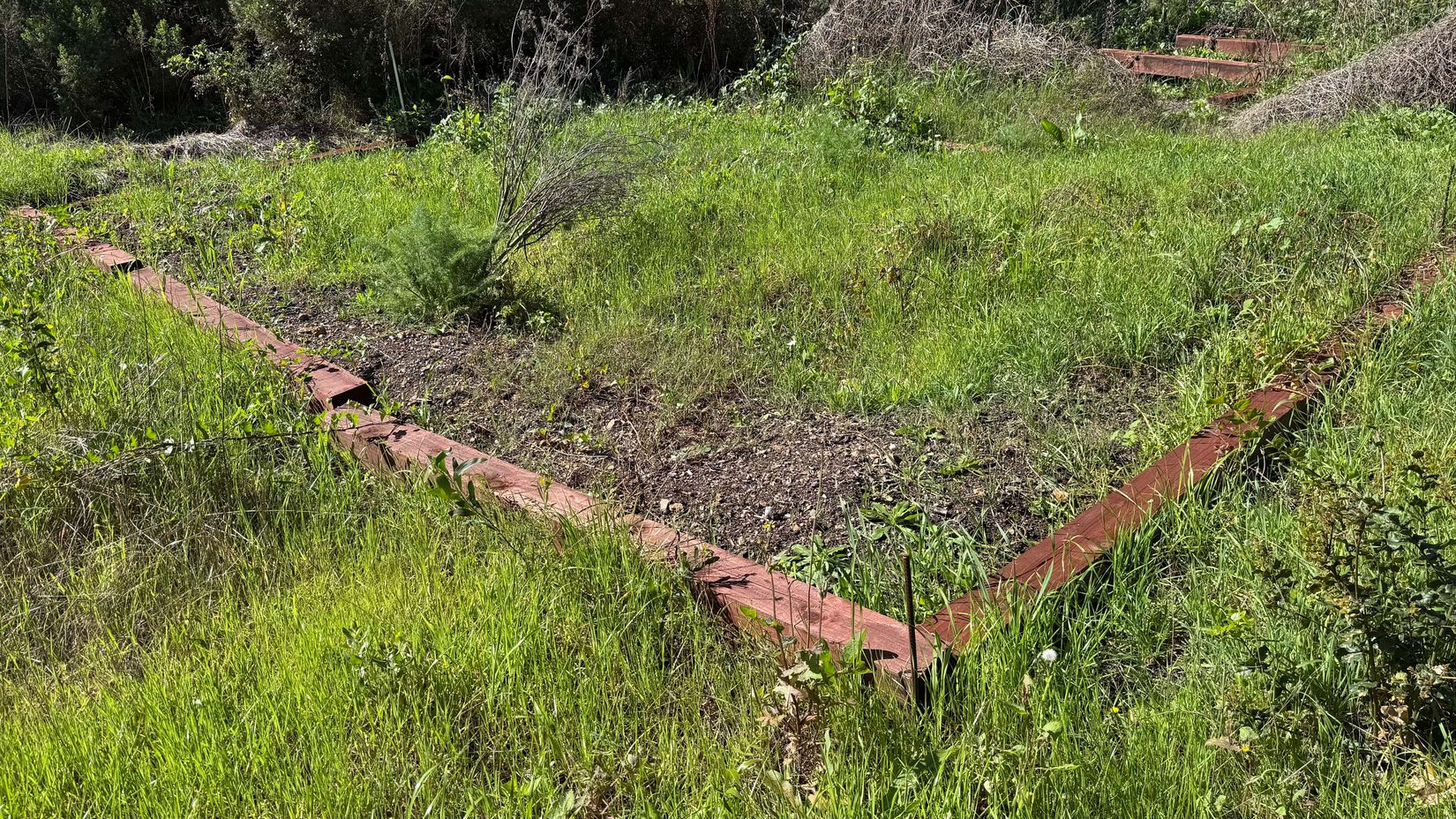 Tent pad after delay in aquiring materials