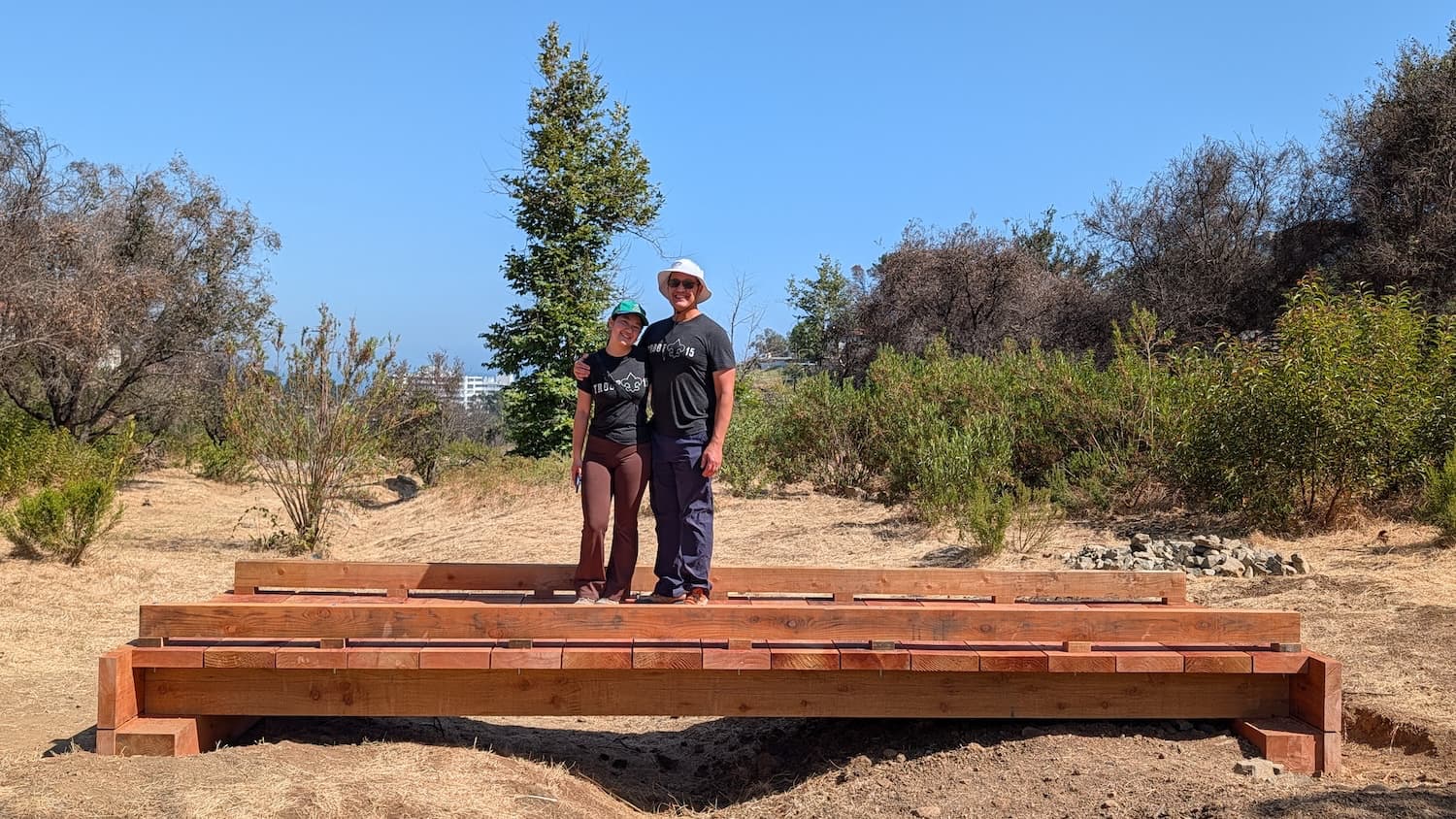 Father and Daughter - after completion of Puncheon
