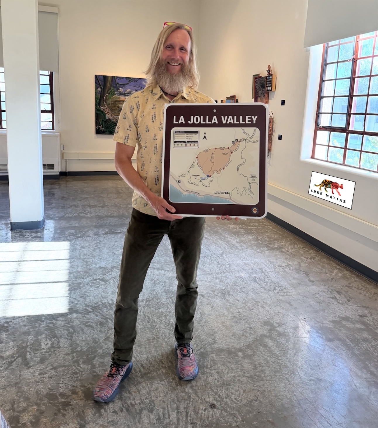 Luke, the designer of these signs