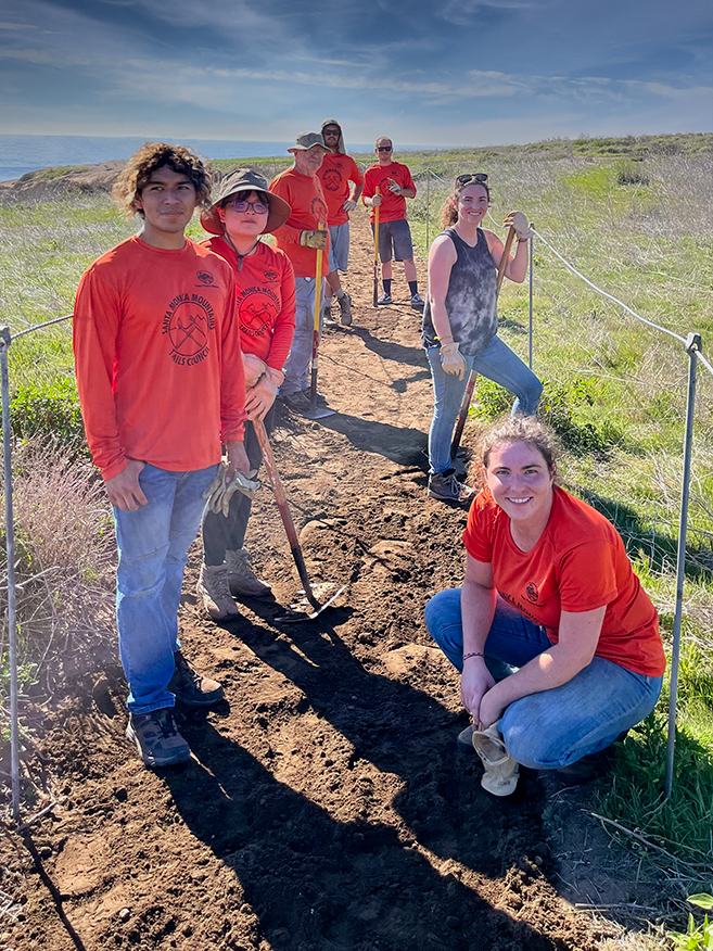 Image of CSUCI Trail Crew Members
