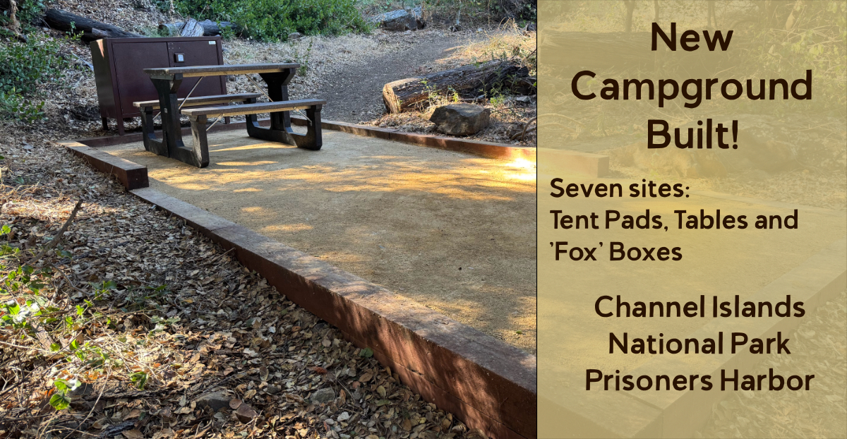 Tent Pad that was built