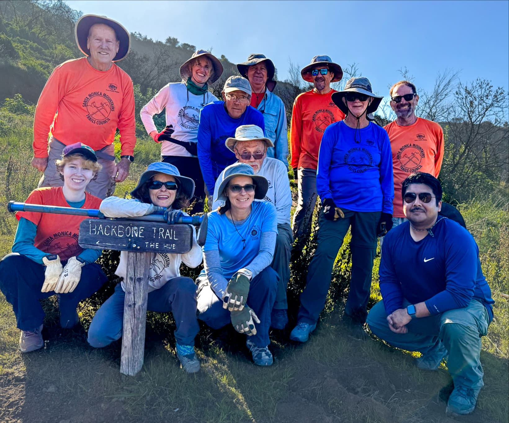 image of trail crew volunteers