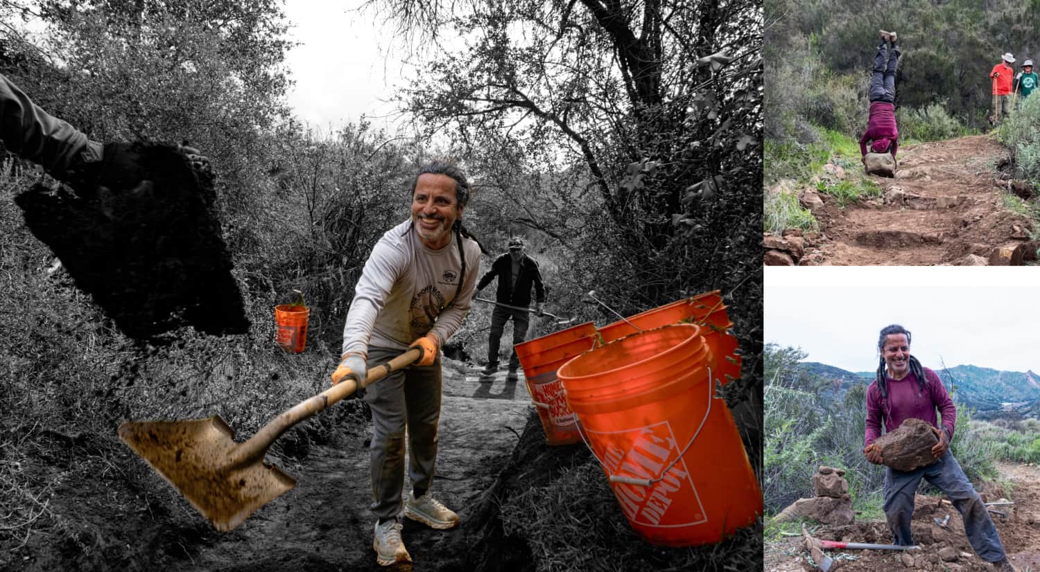 image of trail crew volunteers